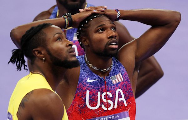 NBC announcers awkwardly botched the call of Noah Lyles' Olympic men's 100 meter win