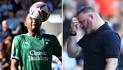 Wayne Rooney gets off to worst possible start as Plymouth score comical own goal