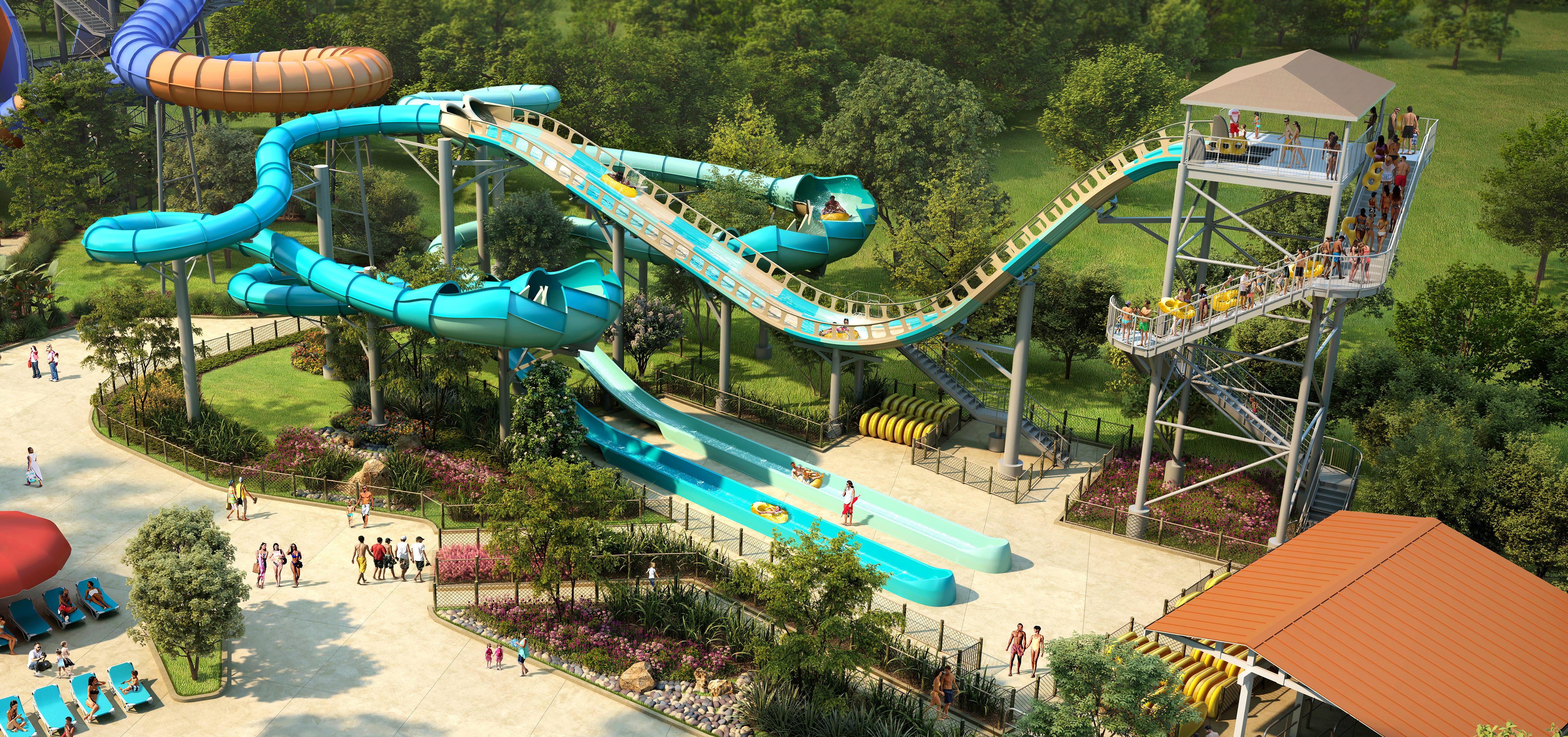 Kings Island to open Ohio's first dual-racing water coaster in 2025. Here's a look