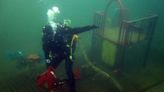 The eerie sunken playground with a dark secret hidden 15m underwater at Lancashire beauty spot