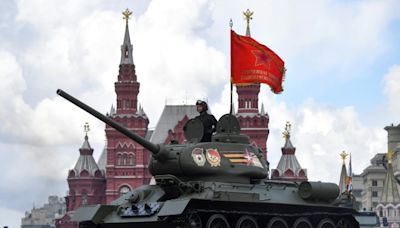 Militärparade in Moskau zur Feier des Sieges der Sowjetunion über Nazi-Deutschland