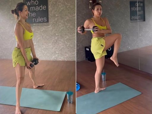 Follow Malaika Arora's Full Body Workout To Start "Out The Week Strong" Like She Did