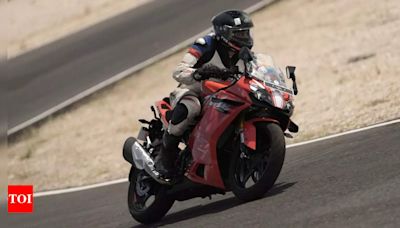 2024 TVS Apache RR 310 track experience: New grit, familiar aggression! - Times of India