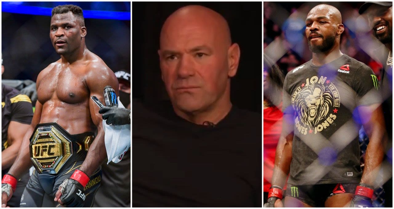 Dana White's response to being asked 'was Jon Jones afraid to fight Francis Ngannou?'