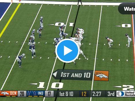 WATCH: Broncos RB Tyler Badie scores 11-yard TD vs. Colts