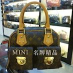 ::MINI名牌精品店:: LV M40026 鄔瑪舒曼包.曼哈頓.手提包8.5成新