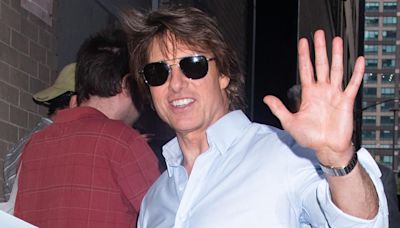 Tom Cruise All Smiles With Adopted Kids In Rare Photo