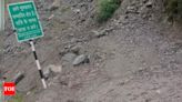 Landslide blocks Yamunotri National Highway near Dabarkot | Dehradun News - Times of India