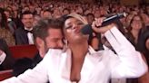 Ariana DeBose Literally Sat In Andrew Garfield's Lap During The Tony Awards, And His Response Was The Cutest