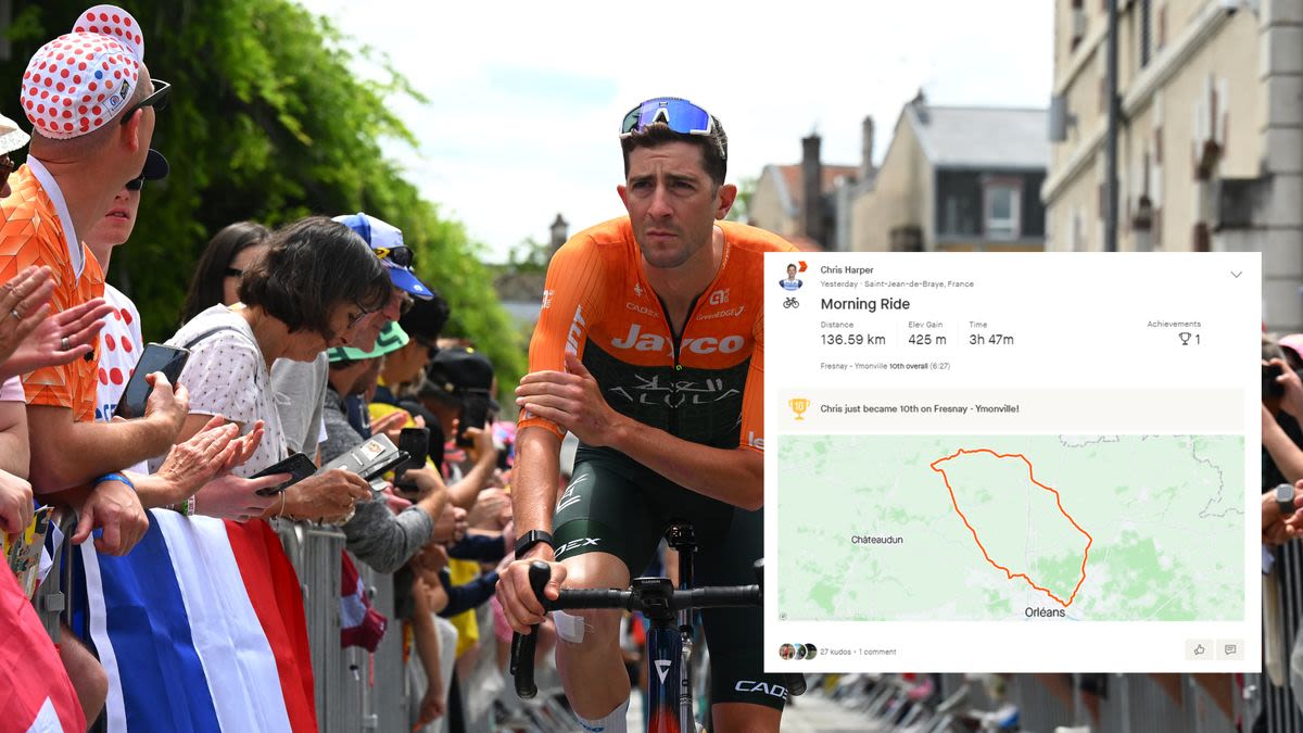 Tour de France cyclist rode 136.6-kiometres on a 'rest day'