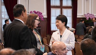 盧秀燕出席總統副總統就職典禮 與日美外賓互動熱絡