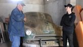 'Filthy' abandoned 1952 Chevy Sedan left sitting in a barn for 50 years