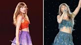 Taylor Swift Wears Different Color Shoes in 1989 Eras Tour Set