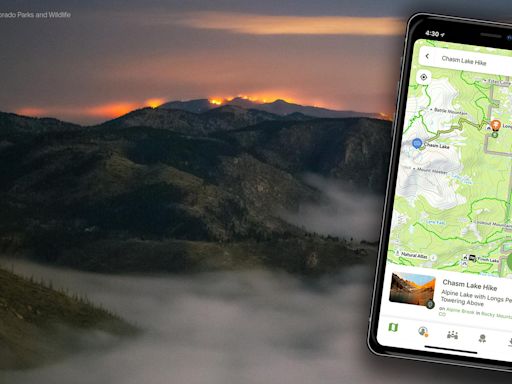 Colorado's trail app COTREX adds new feature detailing wildfire alerts