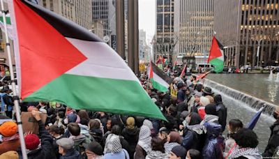 Protesta propalestina bloquea el puente Golden Gate en San Francisco, California