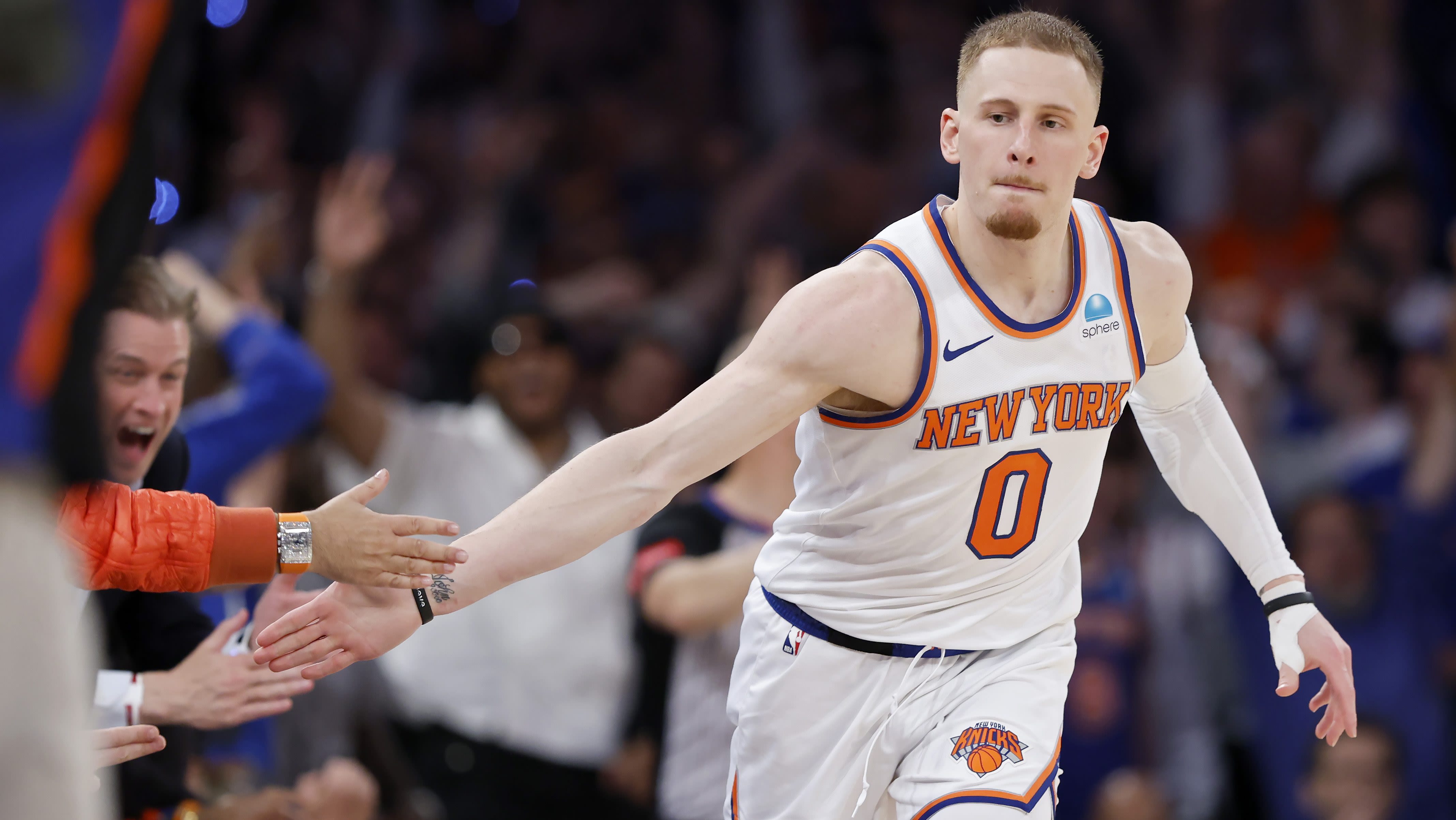 Donte DiVincenzo Sounds Off After Go-Ahead Three in Knicks’ Game 1 Win