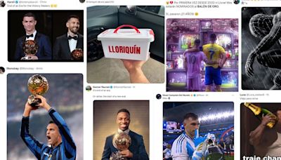 Estallaron los memes tras las nominaciones al Balón de Oro: las reacciones por las ausencias de Lionel Messi y Cristiano Ronaldo