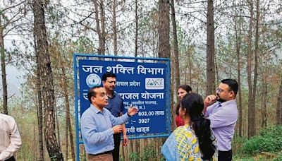 AMRUT 2.0: Central team visits Rajgarh, reviews water supply scheme