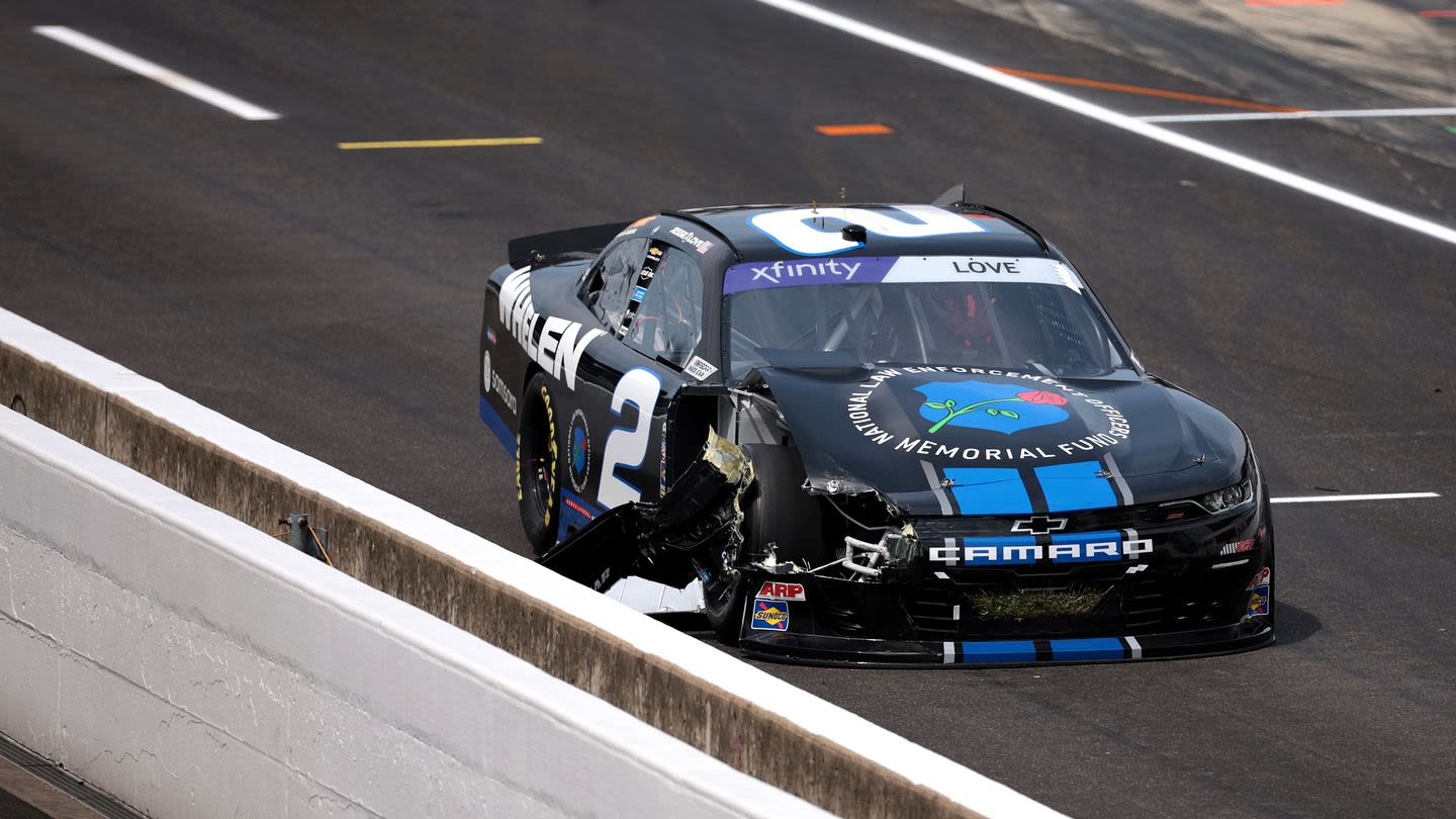 Video: 12 Cars Involved in First-Lap Crash at Brickyard NASCAR Xfinity Race