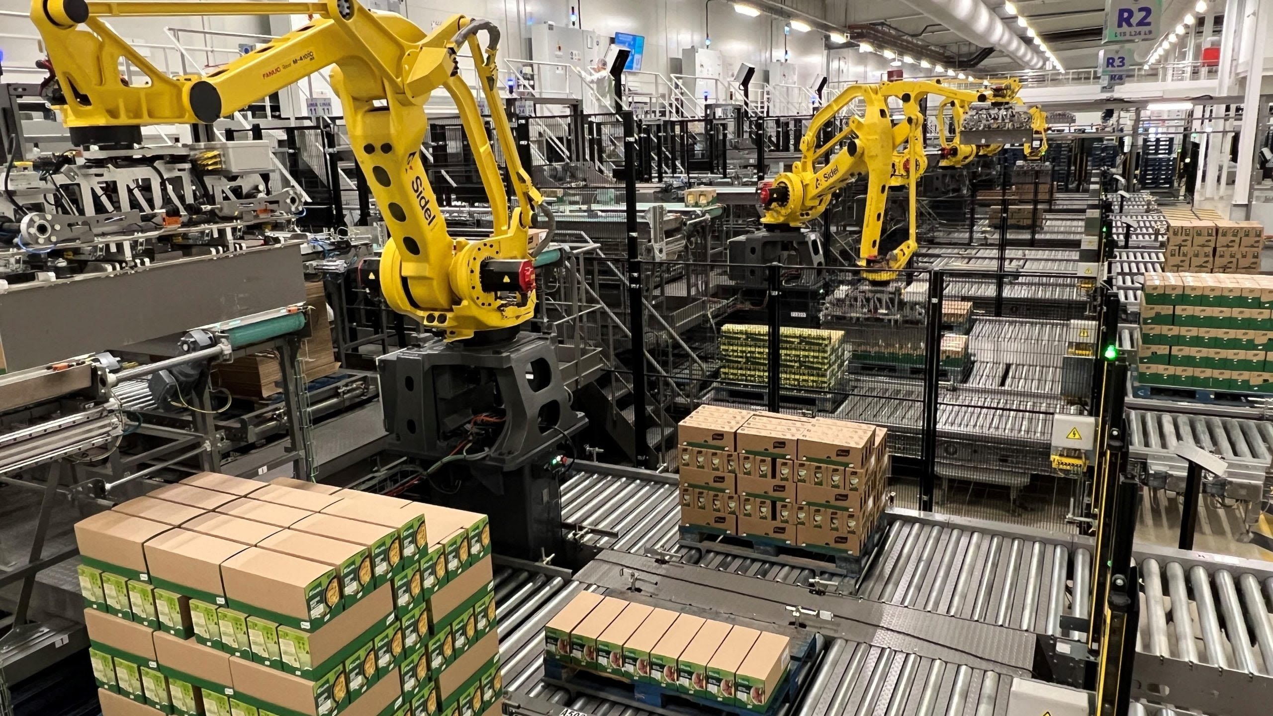 Sidel delivers palletising system to Unilever’s Ploieşti Romania factory