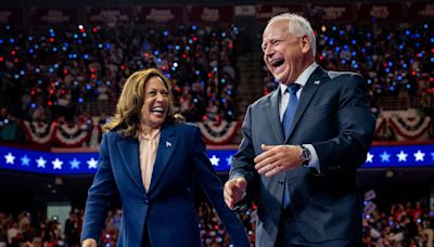 Kamala Harris y Tim Walz despiertan optimismo demócrata en Filadelfia