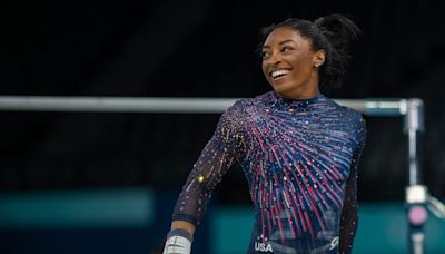 See Simone Biles and Team USA Training in Patriotic Leotards in Paris