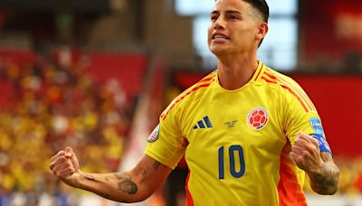 James Rodríguez fue elegido el mejor jugador de los cuartos de final de la Copa América