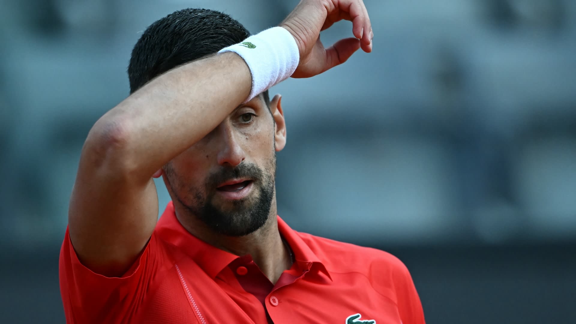 Novak Djokovic struck by water bottle after winning match in Rome | Tennis.com