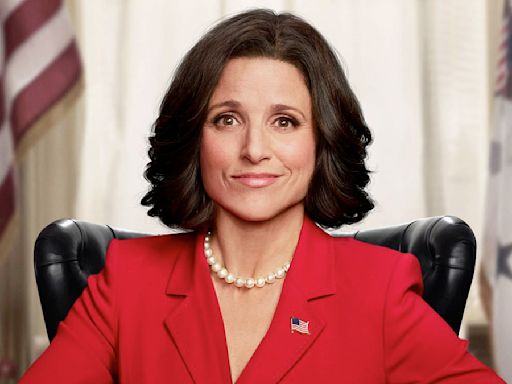 Julia Louis-Dreyfus claims her Veep character isn't based on Harris