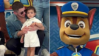 Nick Jonas Shares Snaps of Cute Dad and Daughter Day with Malti at Theme Park: ‘We Met Paw Patrol’