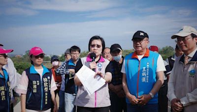 竹北鳳山溪左岸堤防麻園延伸白地 水利署會勘允諾辦理