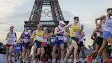 Evan Dunfee finishes fifth in race walking at Paris Olympics, one week after physical setback