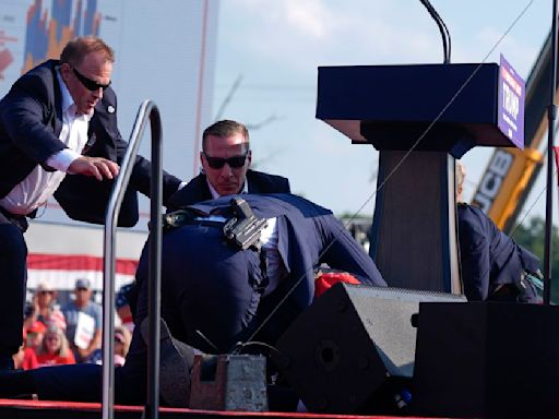 At the Trump rally, it was evening sun, songs and blue sky. Then came bullets, screams and blood