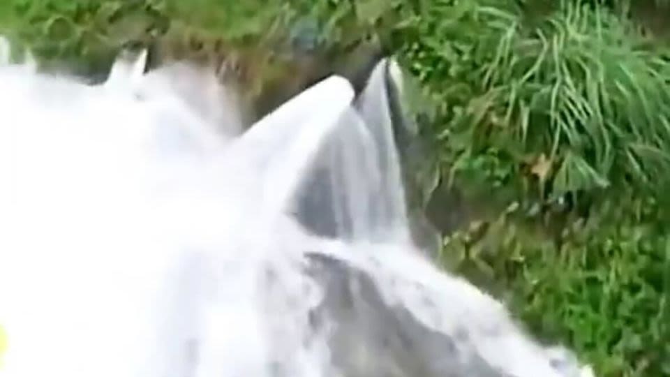 Famous scenic waterfall in China goes viral after video appears to show water coming from pipe