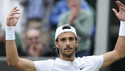 Taylor Fritz comes back from two sets down to beat Alexander Zverev at Wimbledon