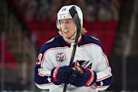 The Columbus Blue Jackets send Patrik Laine to the Toronto Maple Leafs in a mock trade