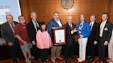 MSU president Clif Smart awarded key to the city