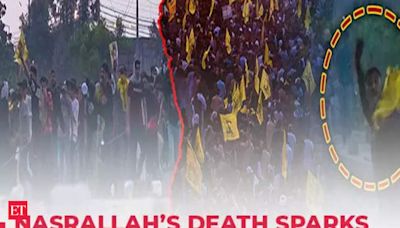 Nasrallah's death: Massive outrage in Pakistan, violent protestors clash with Karachi Police