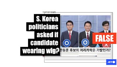 South Korea politicians quizzed on Dior bag scandal, not 'candidate's wig' in TV debate