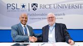Rice, Université Paris Sciences & Lettres launch strategic global partnership for research and innovation
