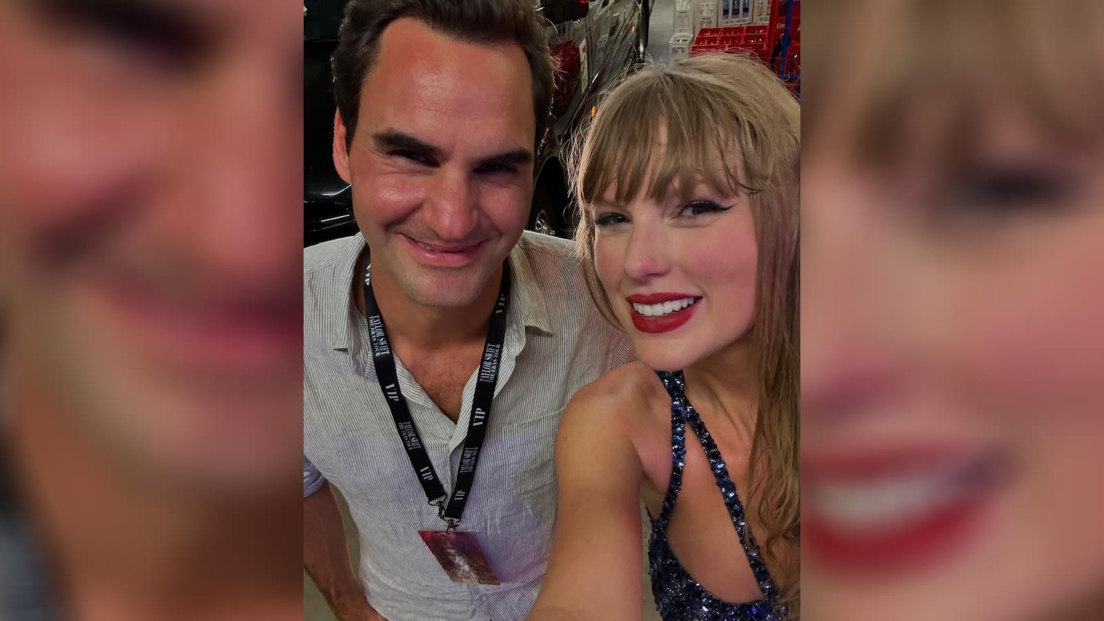 Roger Federer and Taylor Swift take Eras Tour selfie at Zurich stop: 'In my Swiftie era'