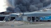 Cannock fire devastation as Hermes lorries in crushed warehouse