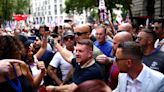 Nine arrests at Tommy Robinson demonstration after thousands march in London