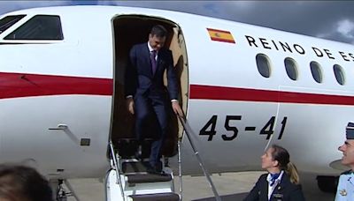 Pedro Sánchez tiene que retrasar su vuelo a España por una avería del Falcon