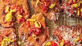 Benny Blanco's crispy chicken cutlets with honey, Parmesan and hot peppers