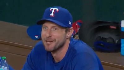 Max Scherzer Had Funny, Three-Word Roast of Pete Alonso During Rangers-Mets Game