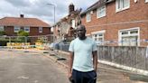 'I pulled badly burnt neighbour from house that exploded after hearing help me pleas'