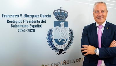 Francisco Blázquez, reelegido presidente de la Federación de Balonmano