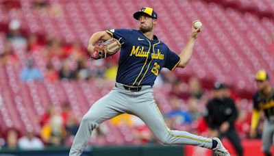 Aaron Ashby joins Brewers in Philadelphia as team continues hunt for pitching reinforcements