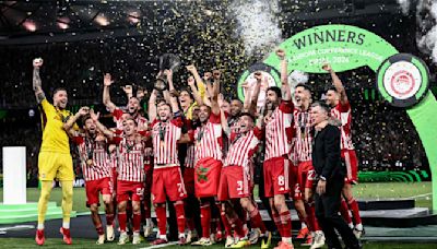 Celebrations in Greece as Olympiakos beats Fiorentina 1-0 for first European title - OrissaPOST